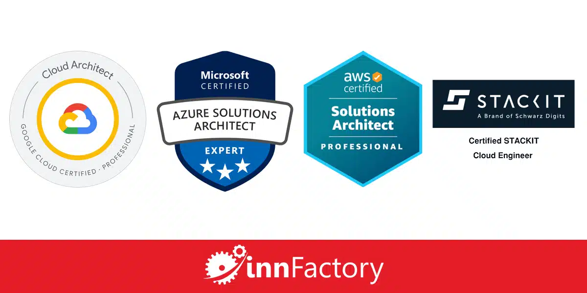 Zertifizierte Cloud Architekten für AWS, Azure, Google Cloud & STACKIT