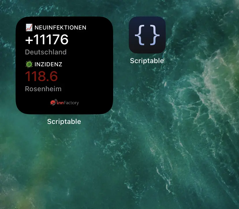 Covid-19 Inzidenzwidget für iOS