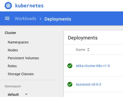 Deployment eines akka Cluster auf AWS EKS (Kubernetes)